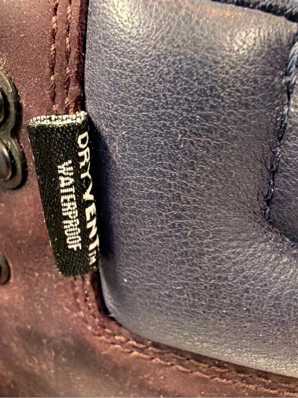 The North Face Men’s Burgundy and Navy Lace-Up Hiking Boots